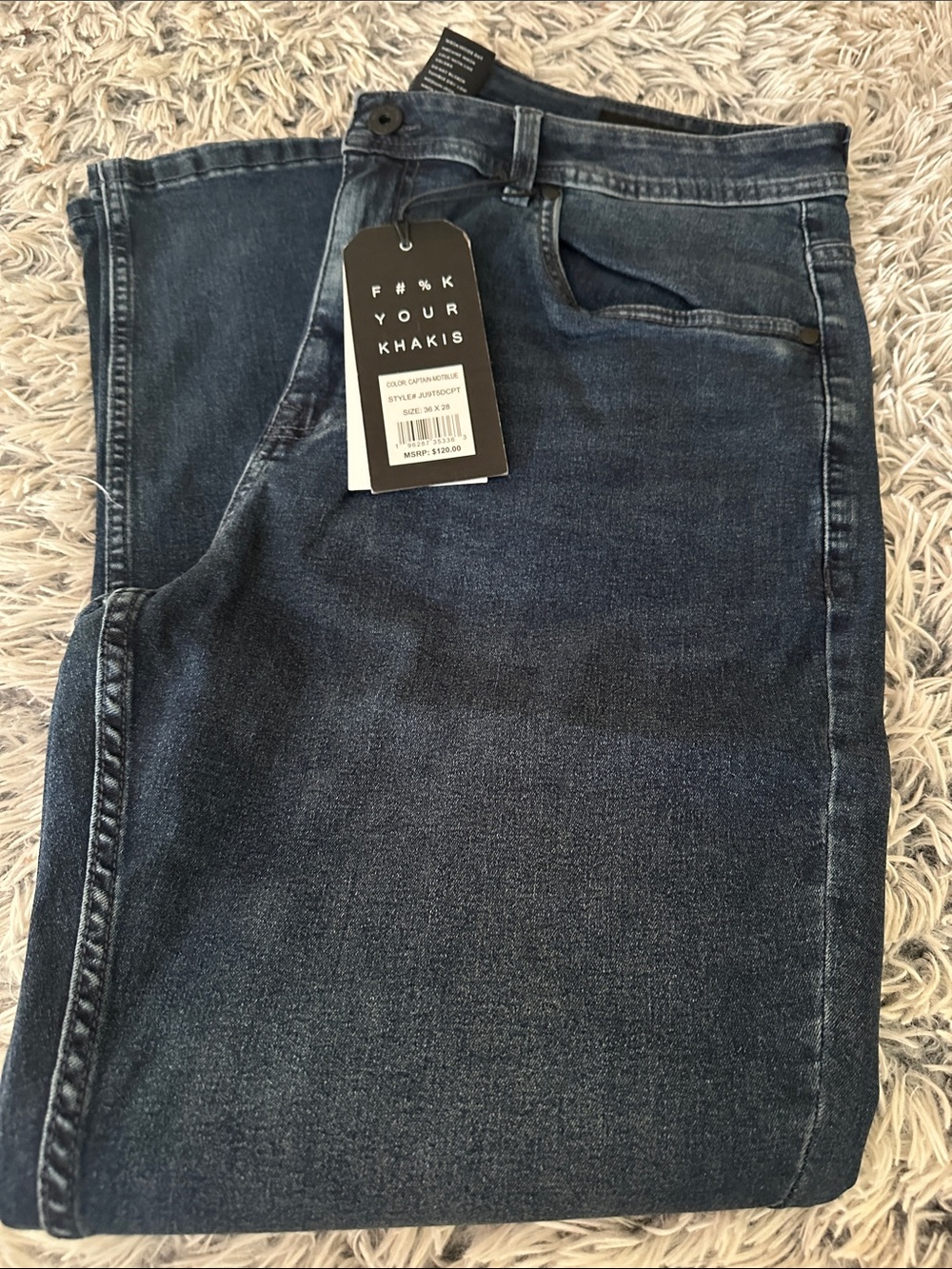 Men's Dark Blue Jeans